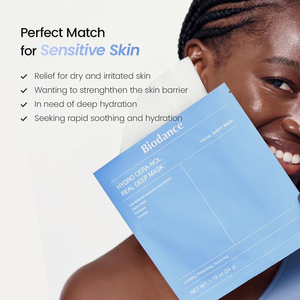 BIODANCE Bio-Collagen Real Deep Mask, Hydrating Overnight Hydrogel Face Mask, Pore Minimizing, Plumping, Elasticity Improvement, Korean Skin Care, Self Care Gifts for Women | 1.19oz(34g) x 16ea