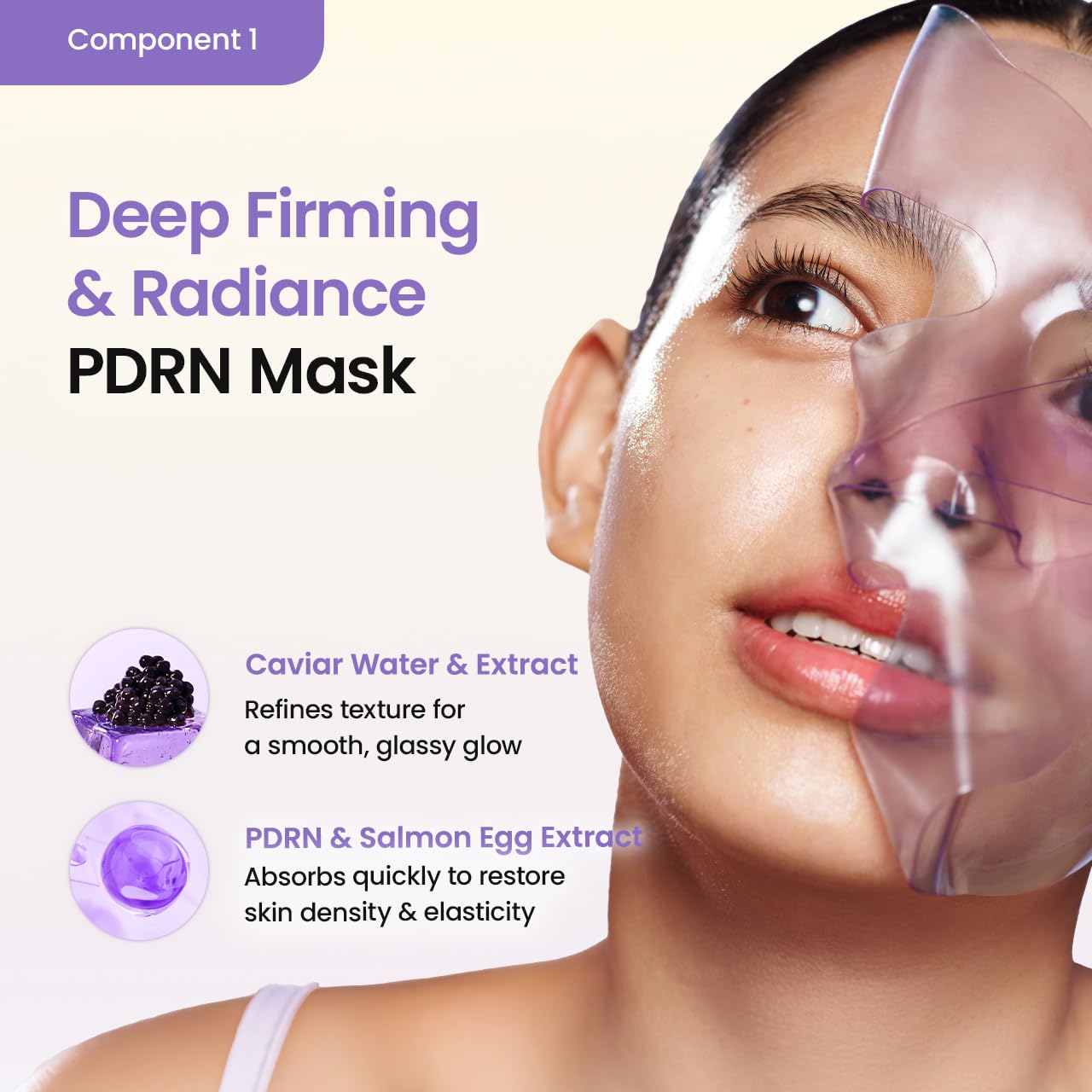 BIODANCE Caviar PDRN Brightening Set: Real Deep Mask & Eye Patches Set, Under Eye Dark Circles & Puffy Eyes, Korean Skincare Routine for Dullness, Glass Skin, Skin Care Gift Set