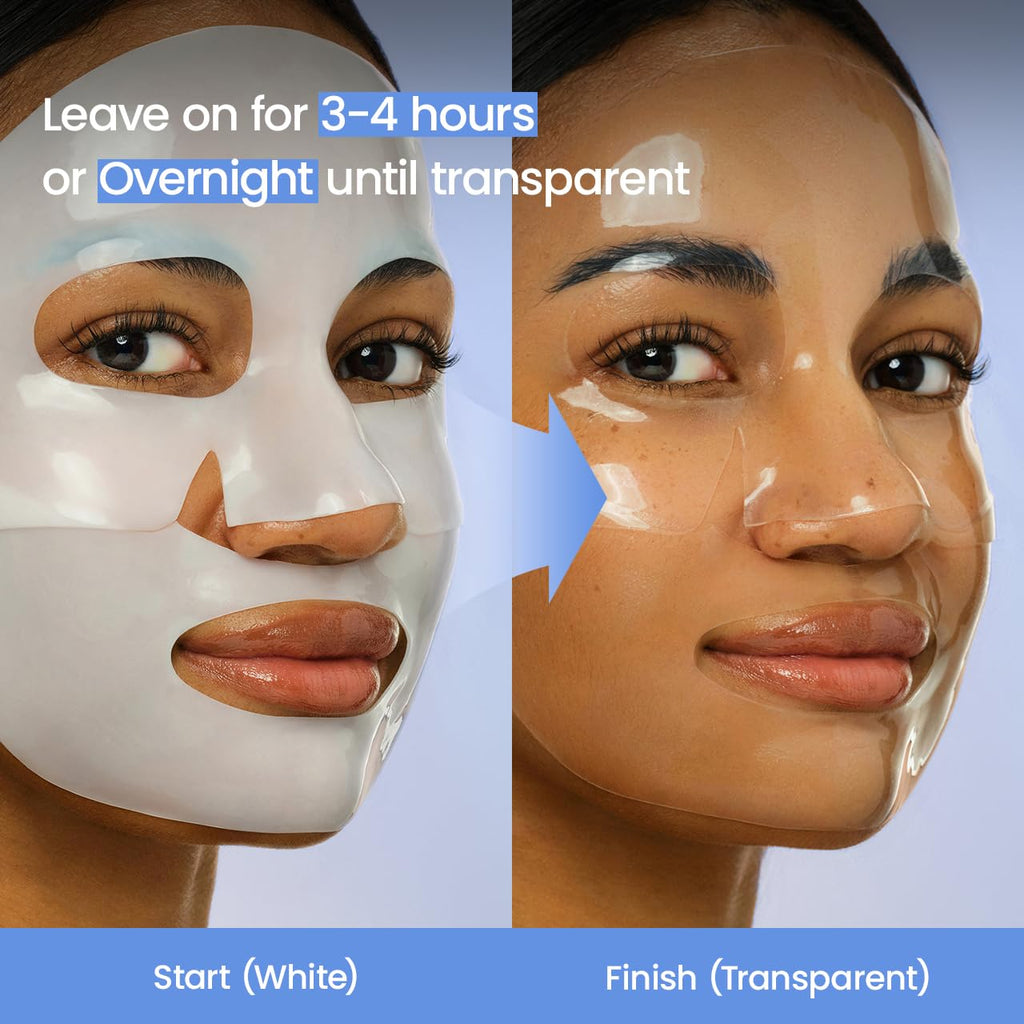 BIODANCE Bio-Collagen Real Deep Mask, Hydrating Overnight Hydrogel Face Mask, Pore Minimizing, Plumping, Elasticity Improvement, Korean Skin Care, Self Care Gifts for Women | 1.19oz(34g) x 16ea